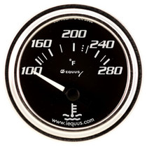 Equus E7262 - 2 in. Chrome Electric Water Temperature Gauge