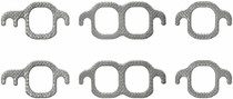 FEL-PRO MS 9275 B - Exhaust Header / Manifold Gasket - 1.340 x 1.480 in Rectangle Port - Composite - Small Block Chevy - Kit