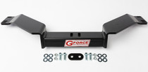 GForce Crossmembers RCF1-400 - G Force GM Trans-Crossmember,SuperDuty Steel, PowderCoated, Double-Hump for Dual Exhaust