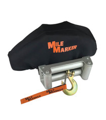 Mile Marker 8506 - Winch Cover Fits 8000 - 12000 LB Electric Winches Black w/Logo