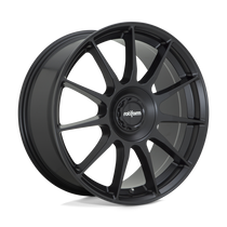 Rotiform R168198502+45A - R168 DTM Wheel 19x8.5 5x108/5x114.3 45 Offset - Satin Black