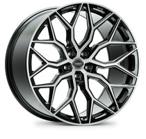 Vossen HF2-9N73 - HF-2 19x9.5 / 5x114.3 / ET40 / Deep Face / 73.1 Brushed Gloss Black Wheel