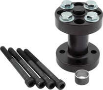 AllStar Performance ALL30188 - Fan Spacer - 2.5 in Thick - Bushing / Hardware Included - Aluminum - Black Anodized - Chevy V8 / Ford V8 - Each