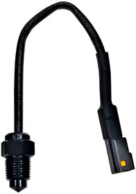 QuickCar 63-225 - Electric Temp Sender 2 Wire Black