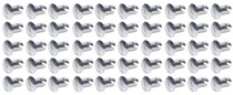 Ti22 Performance TIP8104-50 - Oval Head Dzus Buttons .550 Long 50 Pack