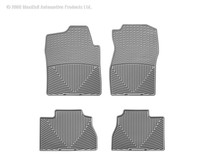 Weathertech W72GR-W70GR - 07 Chevrolet Silverado Front and Rear Rubber Mats - Grey