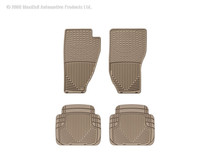 Weathertech W10TN-W50TN - 02-11 Jeep Liberty Front and Rear Rubber Mats - Tan