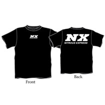 Nitrous Express 16508 - LARGE BLACK T-SHIRT W/ WHITE NX