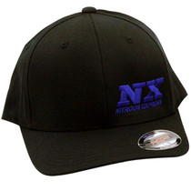 Nitrous Express 16592B - NX Flexfit Cap; Small to Medium Blue