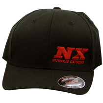 Nitrous Express 16593R - NX Flexfit Cap; Large to XL Red