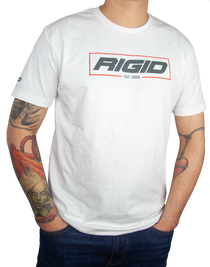 Rigid 1051 - T Shirt Established 2006 Large White
