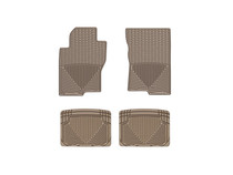 Weathertech W222TN-W20TN - 99+ Nissan Frontier Front and Rear Rubber Mats - Tan