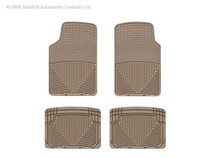 Weathertech W3TN-W20TN - 64-79 Volkswagen Bug Front and Rear Rubber Mats - Tan