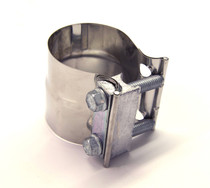 Kooks RK-TTS250 - 2-1/2" Stainless 2-Bolt Stepped Band Clamp for Non-Notched Slip Joint