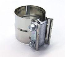 Kooks RK-TTS300 - 3" Stainless 2-Bolt Stepped Band Clamp for Non-Notched Slip Joint Connections