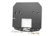 Rough Country 10529 - Tire Carrier Relocation Plate - No Prox - Jeep Wrangler 4xe (21-23) Wrangler JL (18-23)