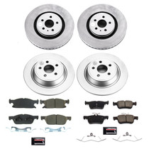 PowerStop CRK8957 - Power Stop 21-22 Ford Edge Front & Rear Z17 Coated Brake Kit