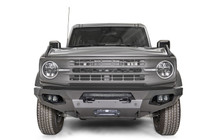 Fab Fours FB21-X5251-1 - Matrix Front Bumper; w/No Guard; 2 Stage Matte Black Powder Coat;