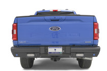 Fab Fours FF21-T5050-1 - Black Steel Rear Bumper