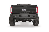 Fab Fours FS17-W4151-1 - Premium Rear Bumper; 2 Stage Black Powder Coated; w/Sensors;