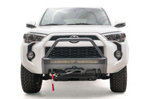 Fab Fours T4R-N4553-1 - Winch Mount; w/High Pre-Runner Guard; 2 Stage Matte Black Powder Coat;