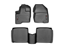 Weathertech 443121-446502 - 10-14 Lincoln MKT Front and Rear Floorliners - Black