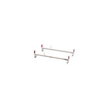 WEATHER GUARD 218-3-03 - All Purpose Rack; 2.1 ft.; Depth 2 in.; Height 12 in.; Width 60 in.; White; Aluminum; Channel; Powder Coat Finish; Compact; 2 Cross Members;
