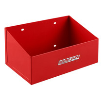 WEATHER GUARD 9884-7-01 - Medium Parts Bin; 0.4 ft.; Depth 7 in.; Height 6.5 in.; Width 13 in.; Red; Steel; Panel;