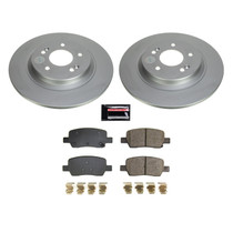 PowerStop CRK8715 - Power Stop 2021 Kia Sorento Rear Z17 Coated Brake Kit