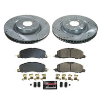 PowerStop K8672 - Power Stop 20-22 Lincoln Aviator Front Z23 Evolution Brake Kit