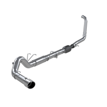 MBRP S62240AL - 5 Turbo Back Single Side Exit Aluminized Steel For 03-07 Ford F-250/350 6.0L