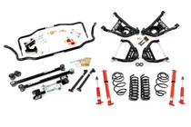 UMI Performance ABF406-67-2-B - 1967 GM A-Body Stage 3.5 Handling Kit 2in Lowering - Black