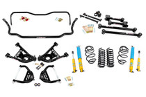 UMI Performance ABF803-2-B - 68-72 GM A-Body Handling Kit 2in Lowering Stage 2 - Black