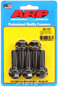 ARP 664-1003 - M12 x 1.5 x 35 Hex Black Oxide Bolts (5/pkg)