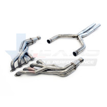 Texas Speed 2" Long Tube Headers with 3" Off Road X-pipe - 2016+ Chevy Camaro SS & 1LE - TSPG6304HX-OR-200