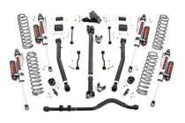 Rough Country 65550 - 3.5 Inch Lift Kit - Adj Lower - FR D S - Vertex - Jeep Wrangler Unlimited (18-23)