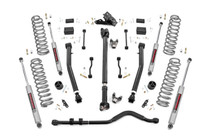 Rough Country 69131 - 3.5 Inch Lift Kit - Adj Lower - FR D S - Jeep Wrangler Unlimited Rubicon (18-23)