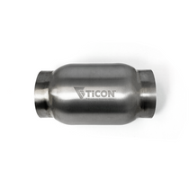 Ticon 115-06313-0004 - Industries 2.5in Inlet/Outlet 3.5in Body x 7in OAL Titanium Bullet Resonator