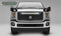 T-Rex 7315461 - 1 Pc Laser Cut Pattern Mild Steel Laser Torch Grille Insert - Does not fit XL base model with black utility grille, Includes Universal Wiring Harness