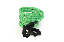 VooDoo Offroad 1300002A - 2.0 Santeria Series 7/8in x 30 ft Kinetic Recovery Rope with Rope Bag - Green