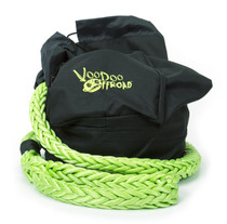 VooDoo Offroad 1300000 - Recovery Rope Bag Green Nylon Mesh Front Panel Zipper