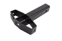 DEE ZEE DZ15302S - Serrated Hitch Step; Black Steel;