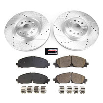 PowerStop KOE8743 - Power Stop 2021 Cadillac XT5 Front Autospecialty Brake Kit