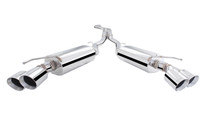 XFORCE ES-CC17-CBS - Chevrolet Camaro LTG 4CYL Turbo 2016- 3" Stainless Steel Cat Back System with Dual Mufflers; Exhaust System Kit