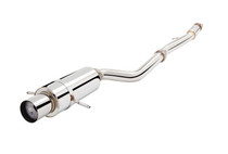 XFORCE ES-SW05-LPS-CBS - Subaru WRX  Stainless Steel 3" Cat-Back System With Straight-Out Cannon Muffler; Exhaust System Kit