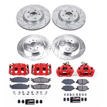 PowerStop KC8971 - Power Stop 11-19 Lincoln MKT Front & Rear Z23 Evolution Kit w/Cals