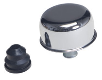 Trans-Dapt Performance 4871 - 2-3/4 IN. DIAMETER PUSH-IN STYLE BREATHER CAP (INCLUDES GROMMET)- CHROME