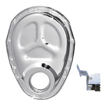 Trans-Dapt Performance 4934 - CHROME TIMING CHAIN COVER AND TIMING TAB- CHEVY 4.3L V6 OR SB CHEVY V8 (NOT LT1)