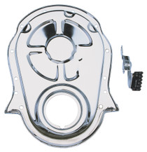 Trans-Dapt Performance 4935 - CHROME TIMING CHAIN COVER AND TIMING TAB- 1965-90 CHEVY 396-454
