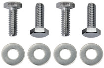 Trans-Dapt Performance 9406 - 1/4 IN.-20 X 1 IN. HEX HEAD VALVE COVER BOLTS AND WASHERS (SET OF 4)- CHROME